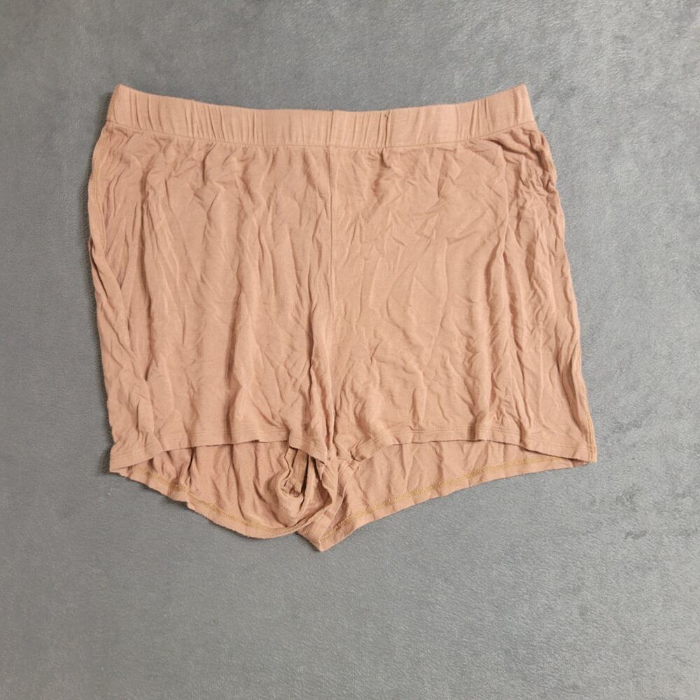 SKIMS Nude Ribbed Modal Sleep Shorts